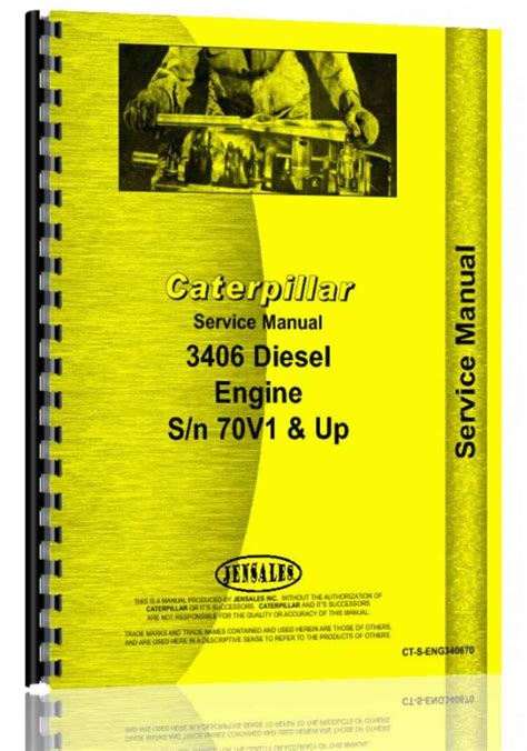 3406 cat engine service manual PDF