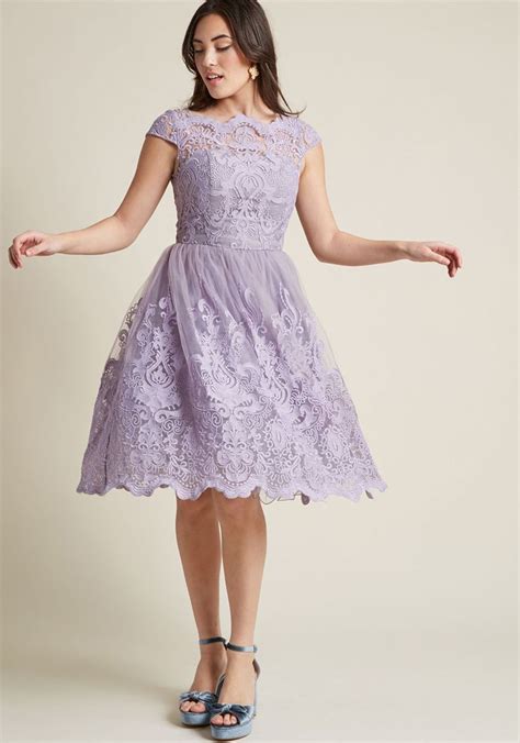 35 Lovely Lavender Cocktail Dresses That Will Turn Heads