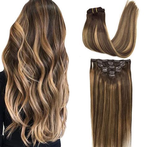 35 Stylish Real Hair Clip In Extensions for a Flawless Mane