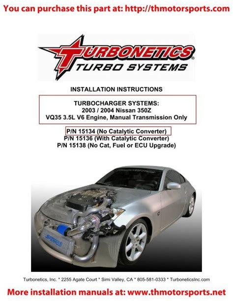 350z turbo install guide Reader