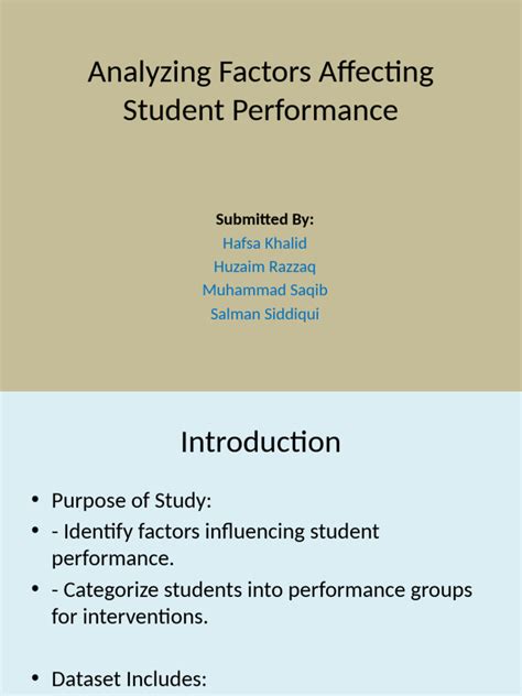 36/50: A Comprehensive Analysis of the Factors Affecting Student Performance