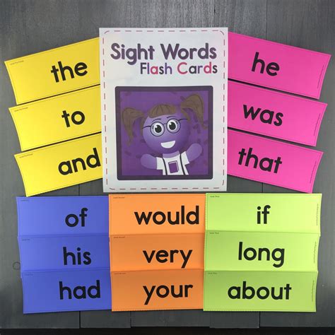 36 Sight Word Flash Cards That Will Help Your Child Learn to Read