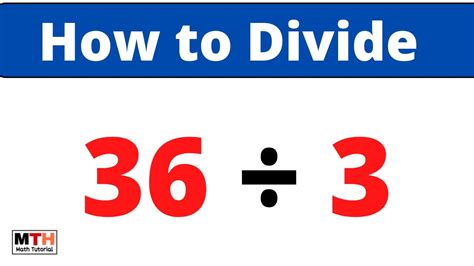36 divided by 3