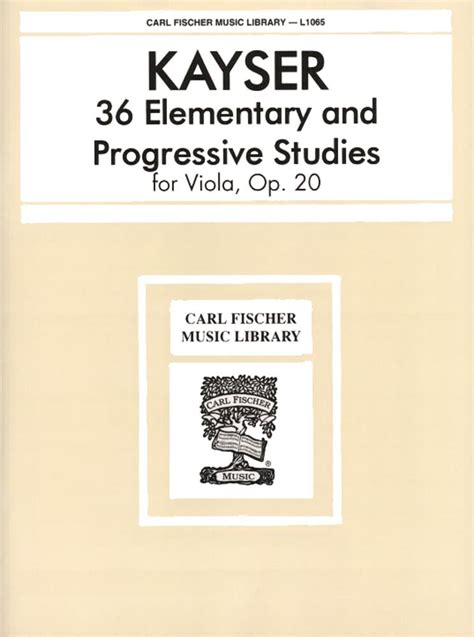 36 elementary and progressive studies viola method string solo Epub