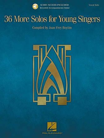 36 more solos for young singers book or accompaniment cd Doc