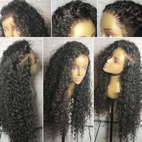 360 Lace Frontal Wig Pre Plucked With Baby Hair Brazilian Remy Curly Lace Front Human Hair Wigs