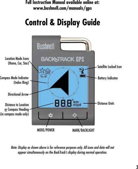 360100 backtrack gps user manual PDF