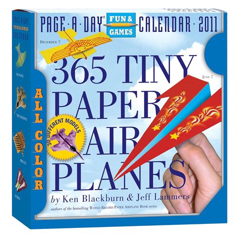 365 Tiny Paper Airplanes Calendar 2011 Doc