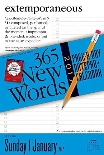 365 Words Notepad Calendar 2017 PDF