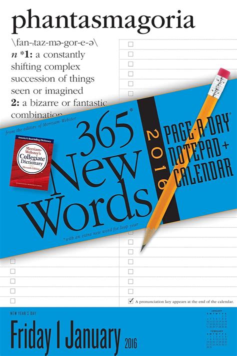 365 Words Notepad Calendar 2017 PDF