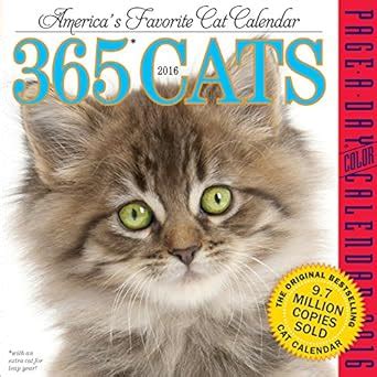 365 cats color page a day calendar 2016 Kindle Editon