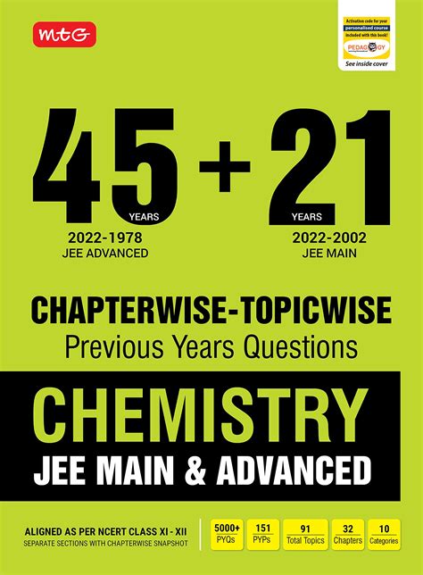 37 Years IIT - JEE Advanced + 13 Years JEE Main Topic Wise Solved Papers Chemistry 11th Edition Reader