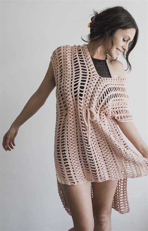 39 Easy Crochet Cover Up Dress Patterns for a Breezy Summer