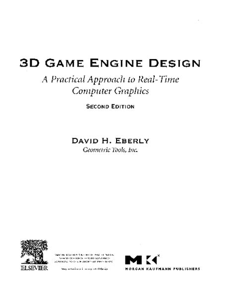 3D GAME ENGINE DESIGN SECOND EDITION PDF Ebook Kindle Editon