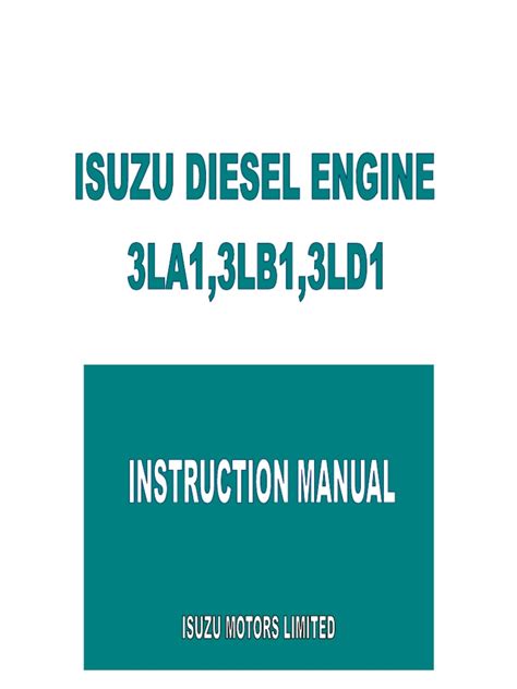 3LD1 ISUZU MANUAL Ebook Doc