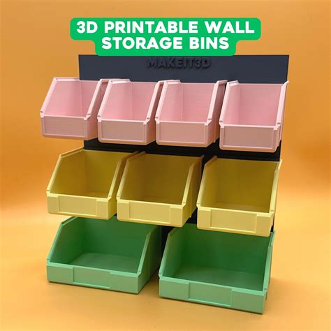 3d Printable Bins For Storage Bathroom