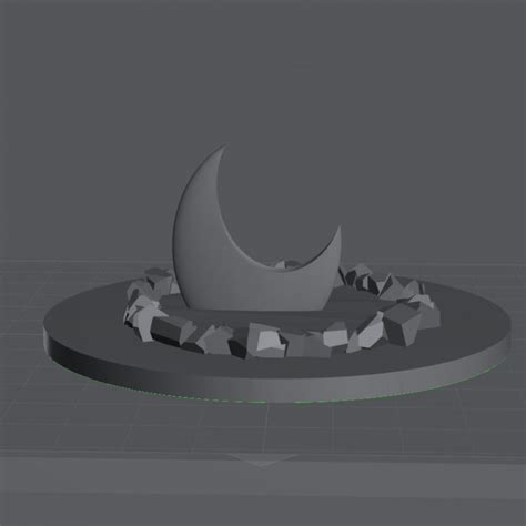 3d Printable Moon