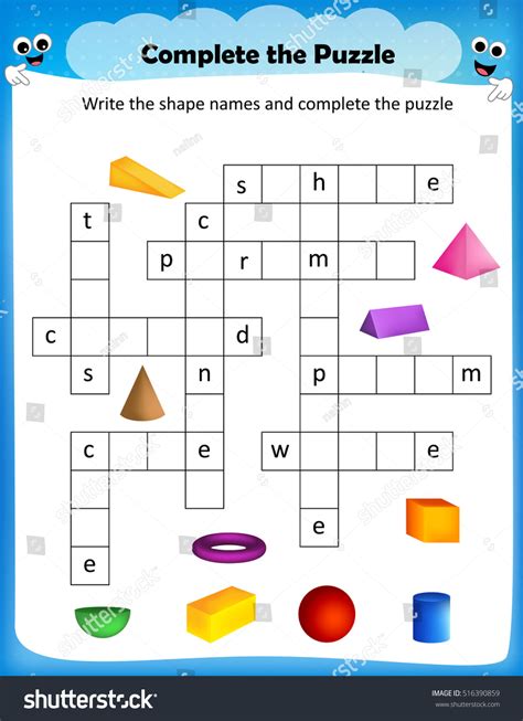 3d Shapes Crossword Answers Kindle Editon