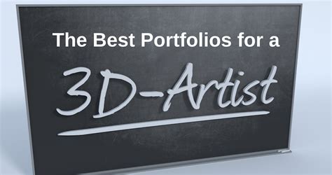 3d artist portfolio