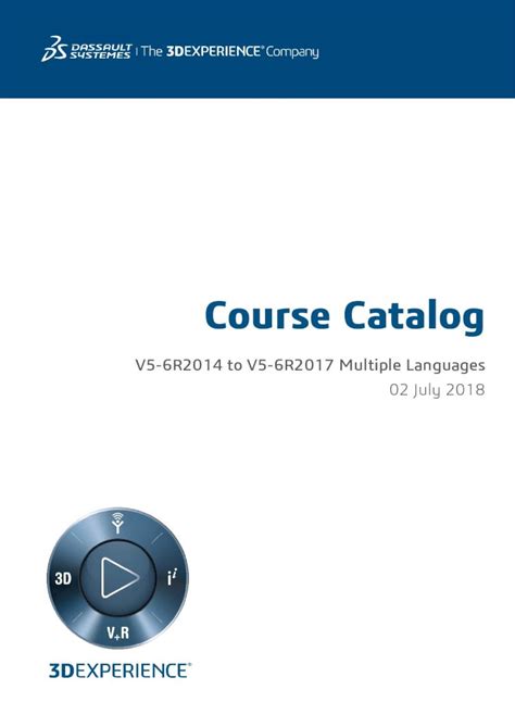 3ds Learning Solutions Course Catalog Dassault Systemes Doc