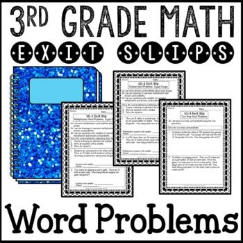 3rd Grade Answers Slip Problems Reader