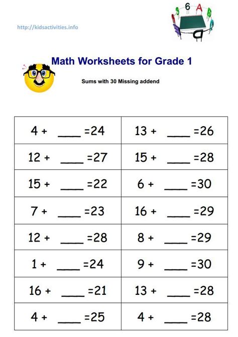 3rd Grade Math Printable Worksheets