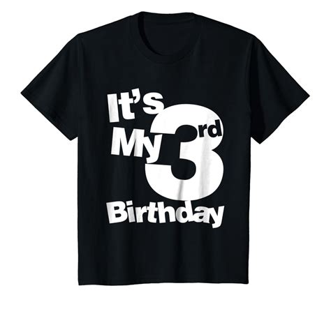 3rd birthday t shirt