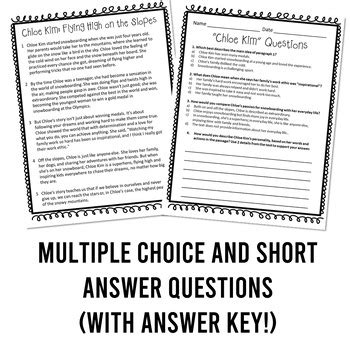 3rd grade biography passages Kindle Editon