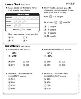3rd grade homework packet Reader
