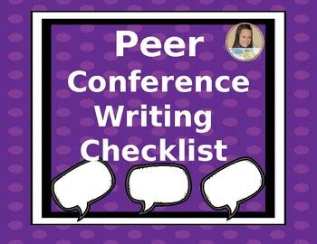 3rd grade peer conference checklist Epub