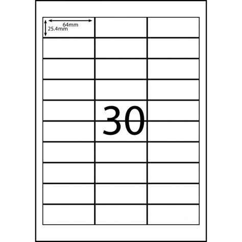 3x10 Label Template