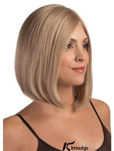 4" Cropped Straight Blonde: Fashionable Lace Front Wigs for 2025