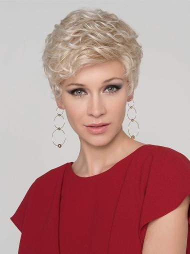 4" Curly Platinum Blonde Boycuts: The Ultimate Monofilament Synthetic Wig for 2025