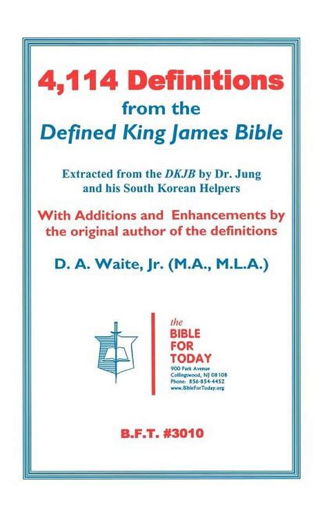 4 114 definitions from the defined king james bible Doc