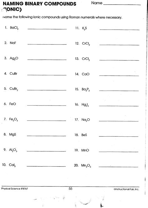 4 5 What Is An Ionic Bond Answer Sheet Doc