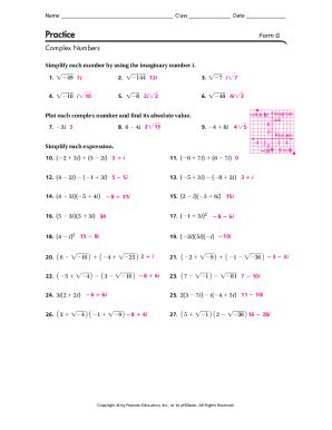 4 8 Practice Complex Numbers Answers Reader