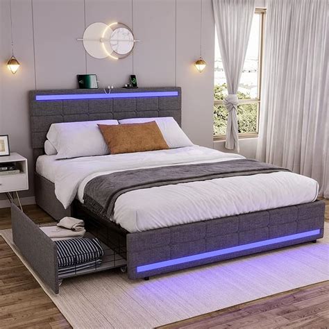 4 Best Bed Frames with LED Lights That Will Transform Your Bedroom