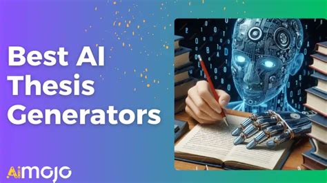 4 Best Thesis Generator AI Tools