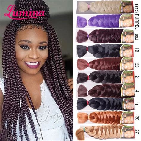 4 Braids, 4 Hair Colors: A Stunning Transformation!