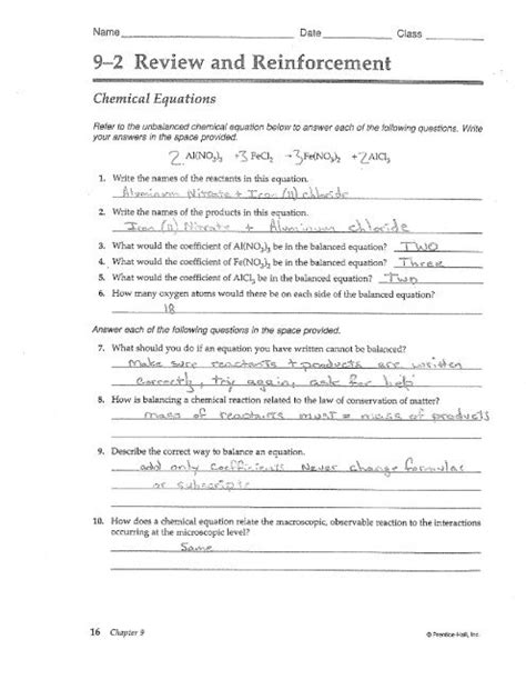 4 Review And Reinforcement Answers PDF