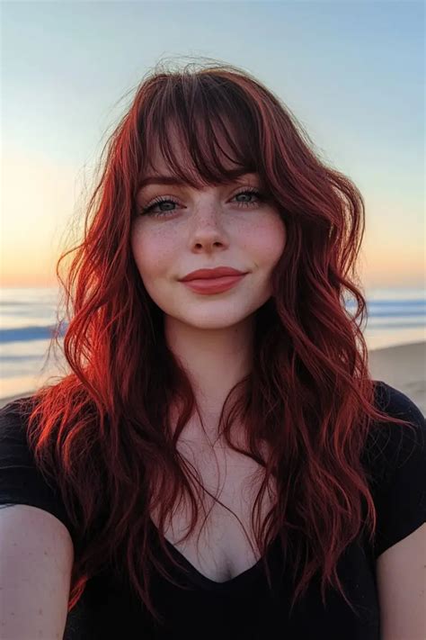 4 Stunning Bangs to Enhance Your Red Hair