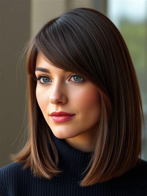 4 Unseen Medium Straight Haircuts for a Stylish Transformation