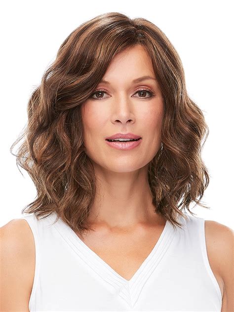 4 Wavy Shoulder Length Monofilament Layered Best Synthetic Wigs for 2025