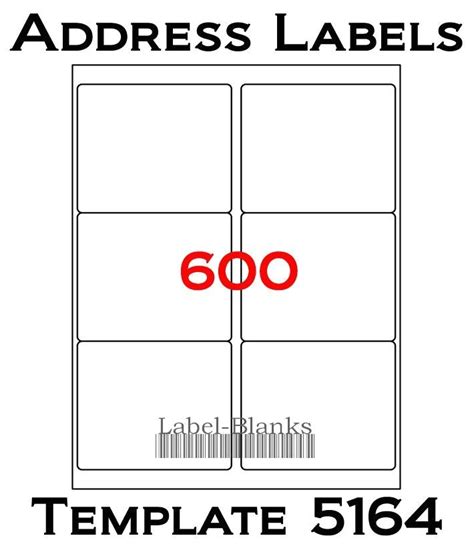 4 X 3 Label Template