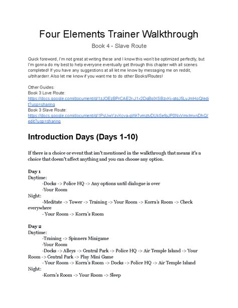 4 Elements 11 Walkthrough