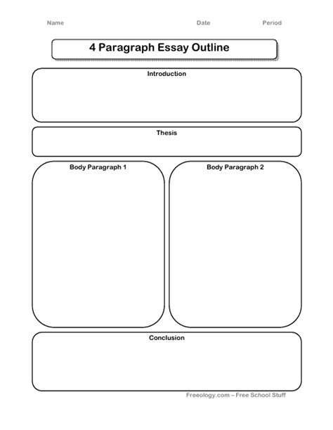 4 paragraph essay format Doc