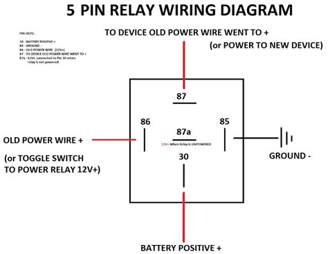4 pole relay wiring Doc