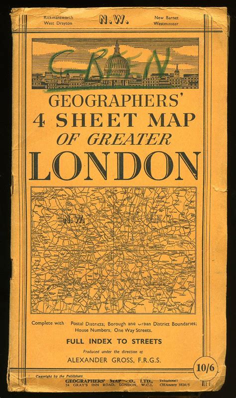 4 sheet maps of greater london Epub