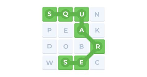 4 squares one word game Doc