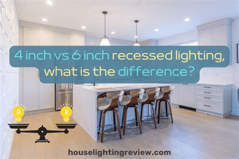 4-Inch vs 6-Inch Recessed LED Cans: How to Choose the Right Size for Your Home